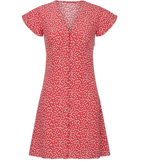 Rails Helena Carmine Daisies Floral Mini Dress - Picture 7 of 8